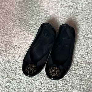 Tory Burch Black Ballet Flats